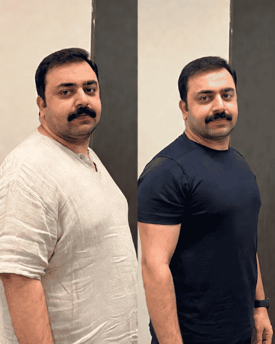 Hamza Butt before and after transformation