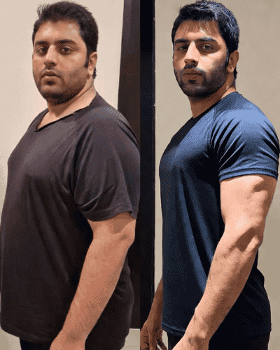Daniyal Muneeb before and after transformation